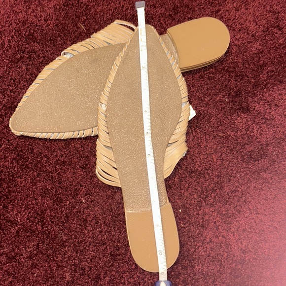 Matisse TUSCAN MULE braided straps pointed toe Beige NWT - Picture 6 of 9